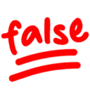 False